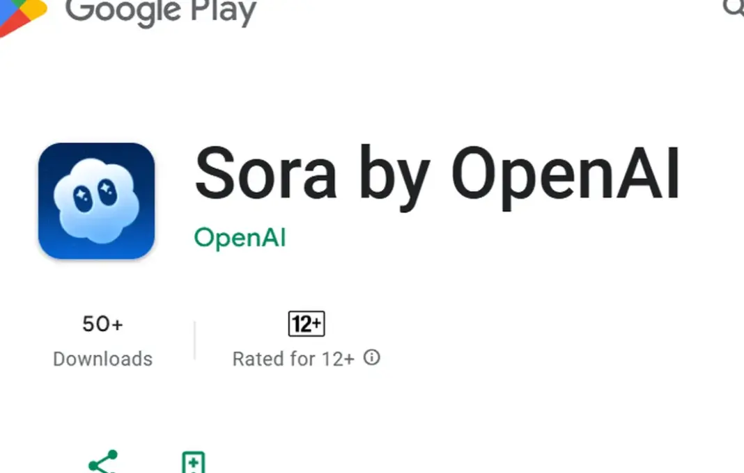 Ilustrasi aplikasi Sora by OpenAI yang sudah tersedia di Play Store secara terbatas untuk pengguna Android