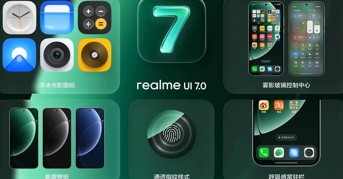 Realme UI 7.0 launches with Light Glass Design, iPhone and Apple Watch support