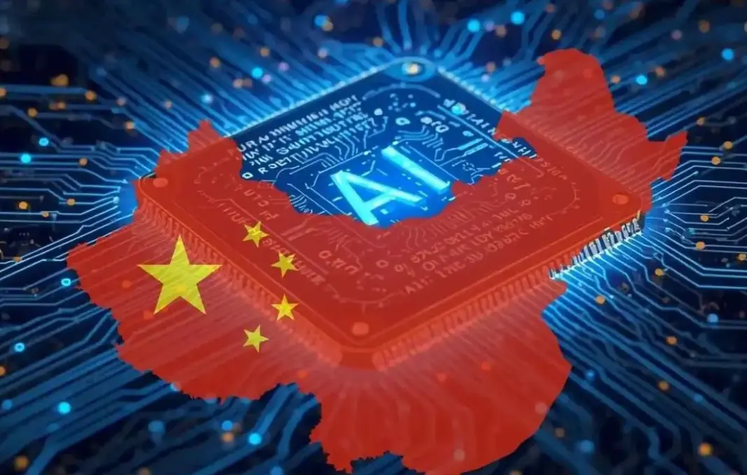 Ilustrasi chip AI analog buatan China yang 1.000 kali lebih cepat dari GPU Nvidia dan AMD