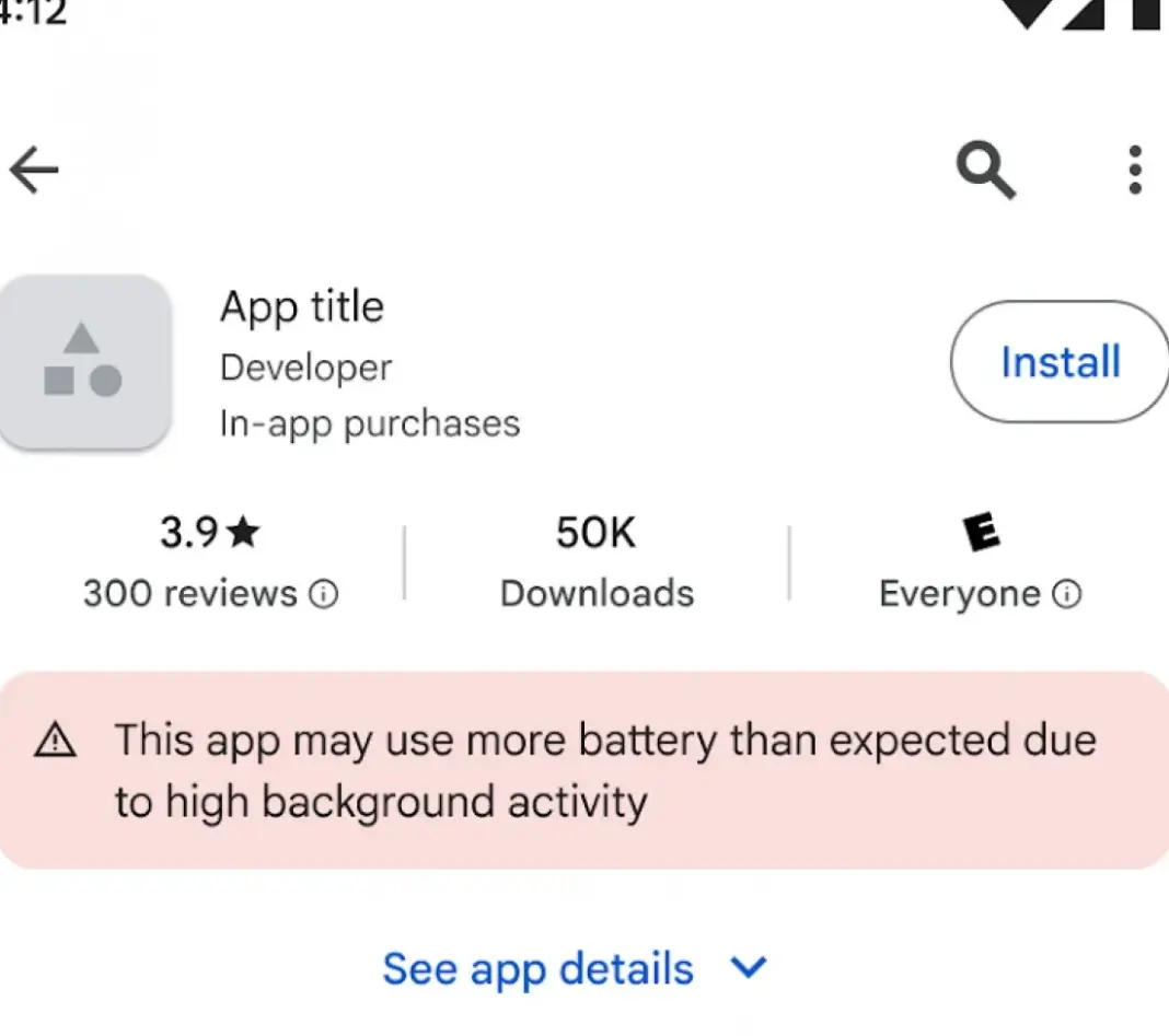 Google Play Store akan menampilkan peringatan untuk aplikasi yang berpotensi menguras baterai ponsel lebih cepat mulai Maret 2026