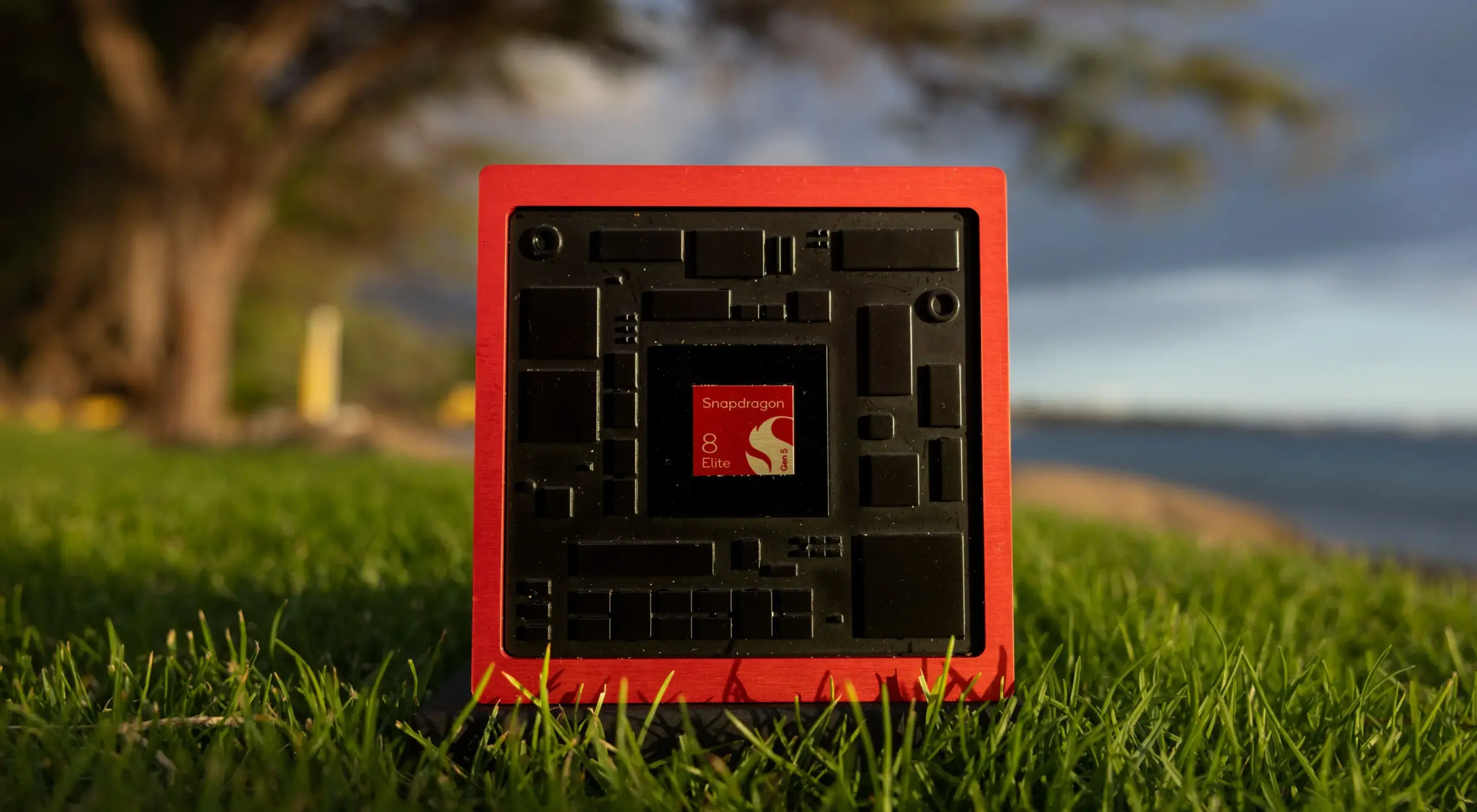 The Snapdragon 8 Elite Gen 5 in grass