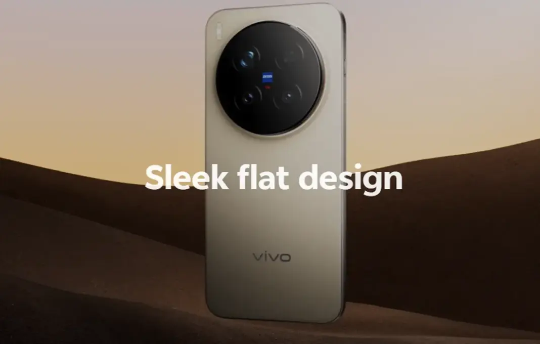Vivo X300 series flagship smartphone dengan modul kamera bundar dan logo Zeiss