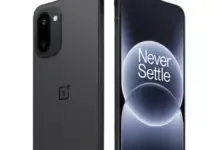 Render bocoran OnePlus Ace 6T menunjukkan desain modern dengan modul kamera ganda dan bodi ramping