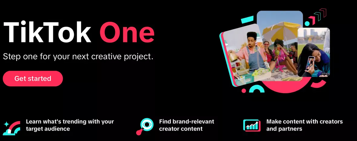 Ilustrasi kolaborasi kreator dan brand di platform TikTok One