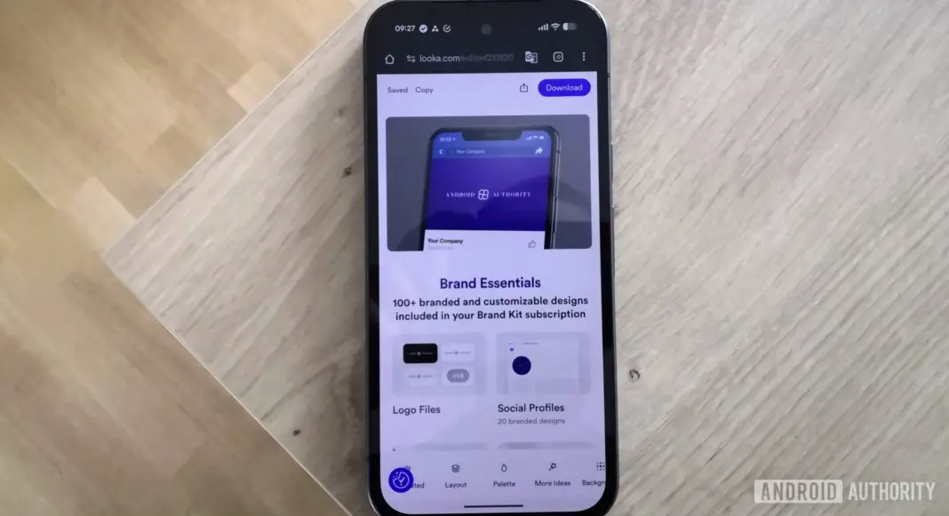 Ilustrasi dashboard AI tools untuk bisnis online dengan tampilan modern dan elemen grafis teknologi