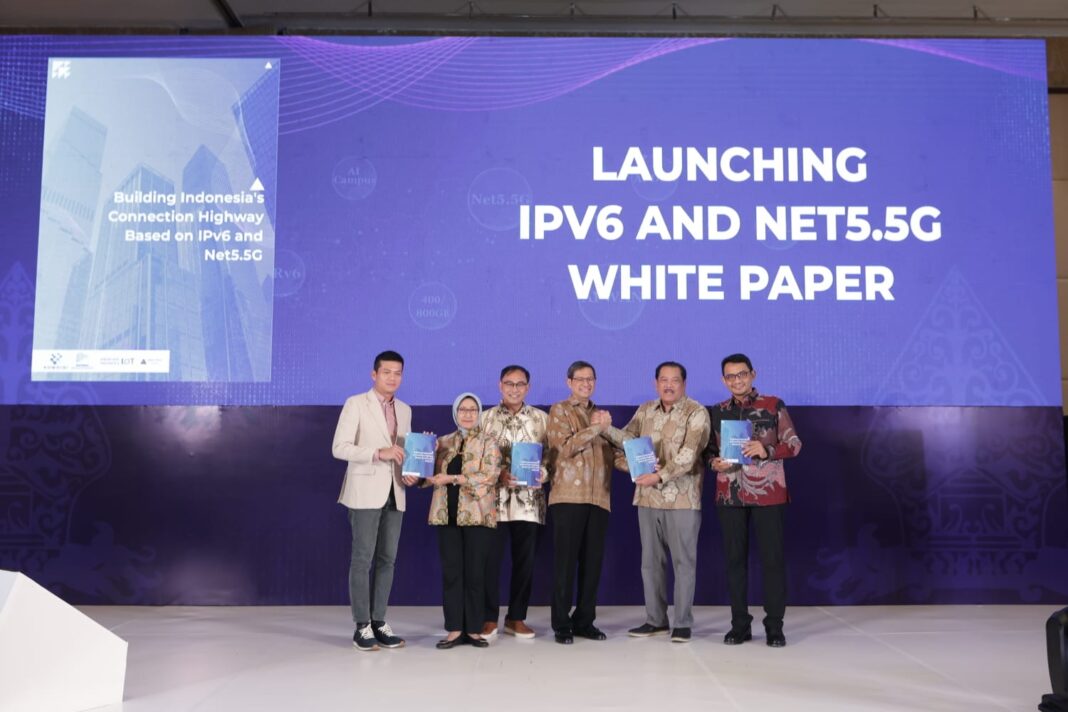 Peta Jalan IPv6 Enhanced dan Inovasi Net5.5G Diluncurkan, Wujudkan Gigabit Indonesia
