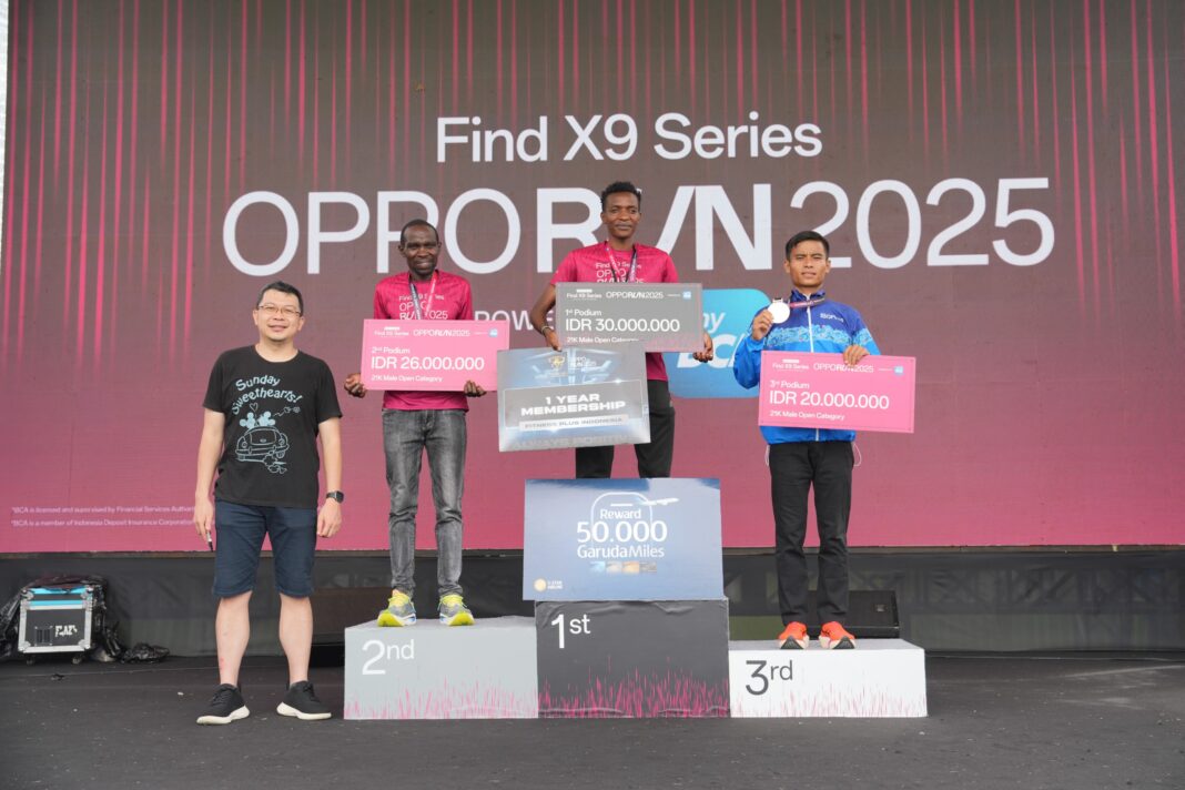 OPPO Run 2025 Sukses Digelar, 7.000 Pelari dari 20 Negara Ramaikan Bali