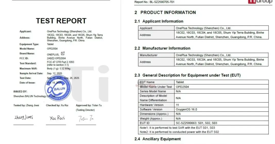 OnePlus Pad Go 2 tablet dengan desain ramah dalam warna ungu, duduk di atas permukaan kayu.