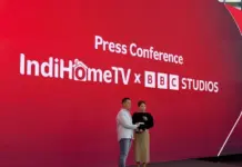 IndiHome TV Gratiskan Channel BBC News dan CBeebies ke Pelanggan Logo IndiHome TV dengan ilustrasi channel BBC News dan CBeebies yang baru ditambahkan