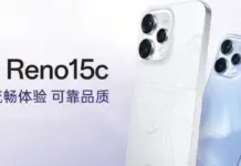 Oppo Reno 15c Resmi Rilis: Baterai Monster dan Kamera Pro di Harga Menarik Smartphone Oppo Reno 15c dengan desain ramping dan layar OLED besar, ditampilkan dalam warna Starlight Bow.