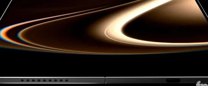 Perbandingan visual iPhone Fold dalam keadaan tertutup dan terbuka