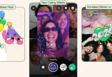 Ilustrasi empat fitur baru WhatsApp yang dirilis khusus untuk menyambut tahun baru 2026, bersifat sementara.