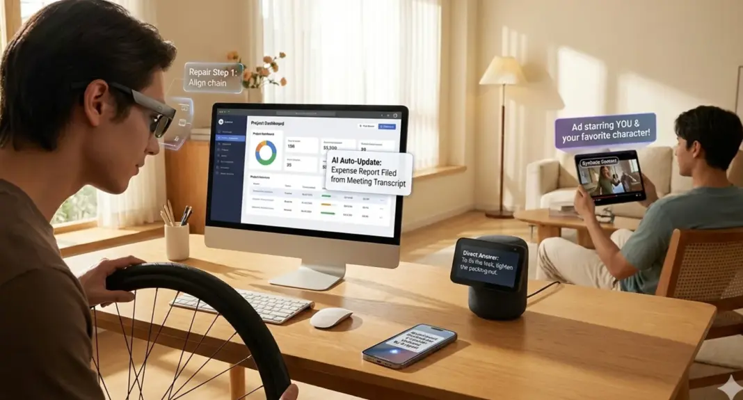 Ilustrasi prediksi kecerdasan buatan ChatGPT, Gemini, dan Claude untuk tahun 2026