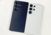 Ilustrasi perbandingan desain bodi Samsung Galaxy S26 Ultra yang baru dengan model sebelumnya yang lebih kaku