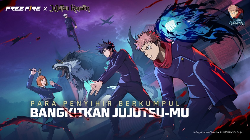 Bangkitkan Kutukan: Jujutsu Kaisen Bakal Hadir di Free Fire