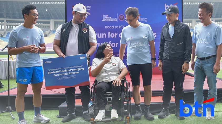 BTN Tegaskan Komitmen ESG Lewat Lari Inklusif Bersama Penyandang Disabilitas