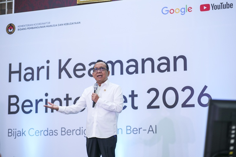 Kemenko PMK Minta Google dan YouTube Beri Edukasi Bijak Berdigital dan Ber-AI