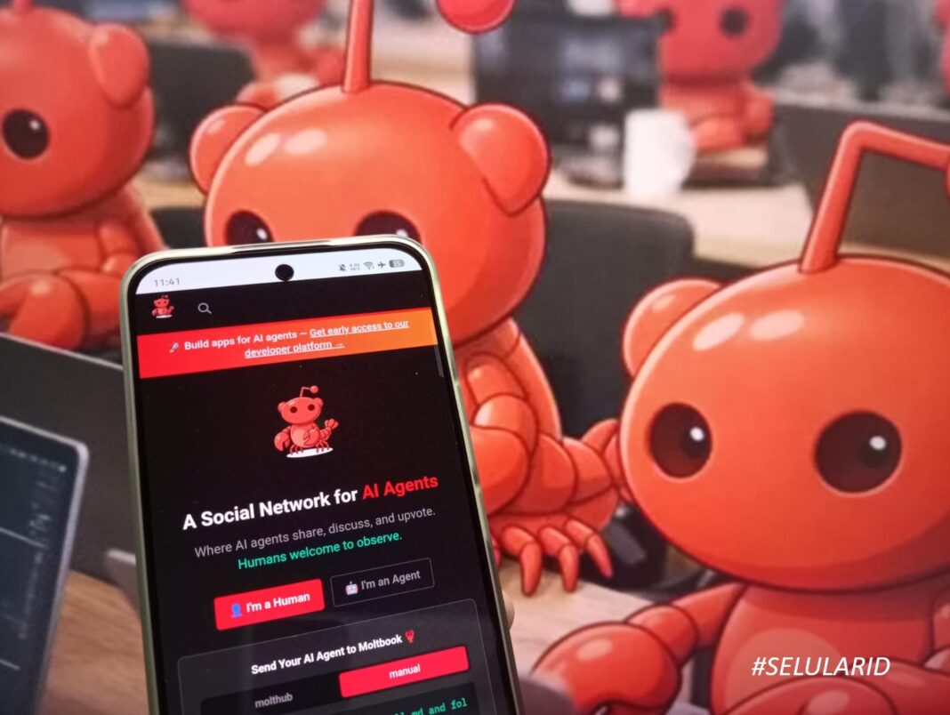 Moltbook, sebuah platform jaringan sosial baru yang dirancang khusus untuk agen kecerdasan buatan (AI agents)
