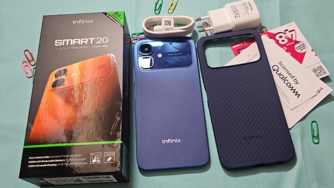 Infinix SMART 20 Tawarkan Desain Tipis dan Layar 120Hz