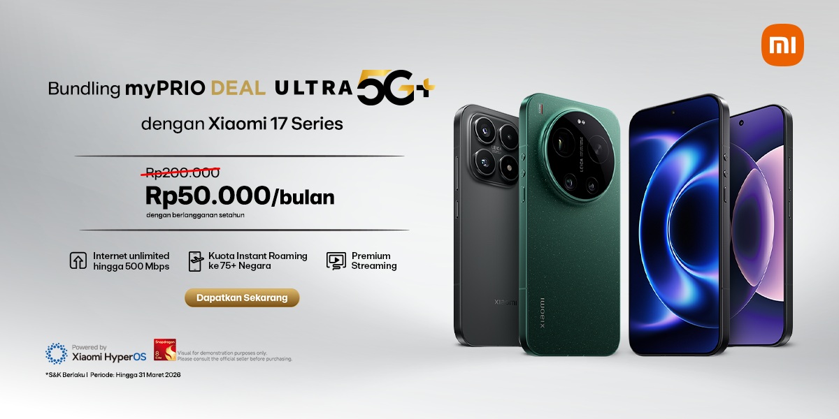 XLSmart Tawarkan Xiaomi 17 Series untuk Pelanggan XL Prioritas