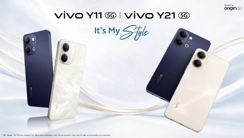 Vivo Y21 5G dan Y11 5G Resmi Meluncur