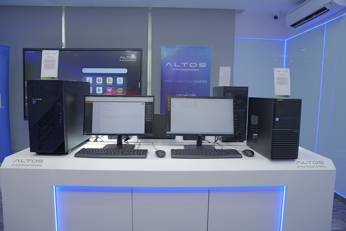 Rangkaian produk Altos untuk mendorong solusi infrastruktur AI, Private Cloud, dan Keamanan Terintegrasi untuk Enterprise, SMB, Government, dan Education