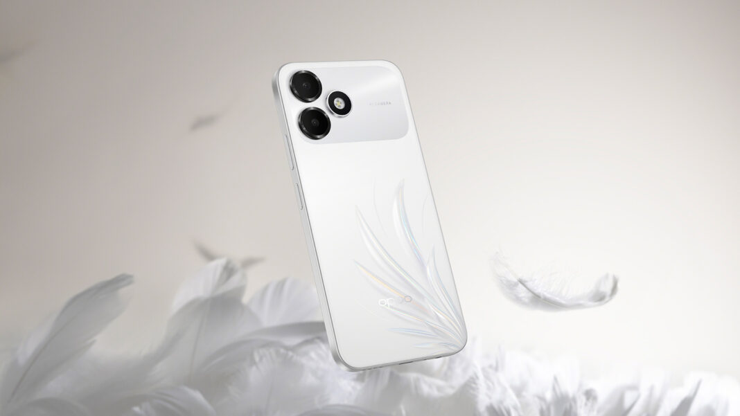 1. Desain elegan OPPO A6c warna putih