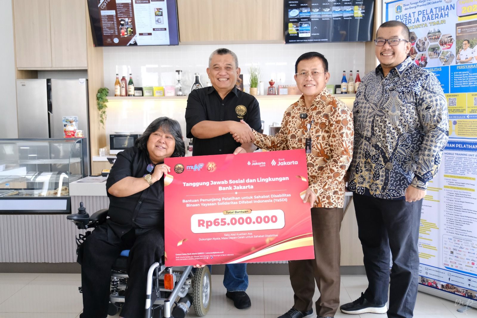 Bank Jakarta Salurkan Bantuan Pelatihan untuk Sahabat Disabilitas YaSDI