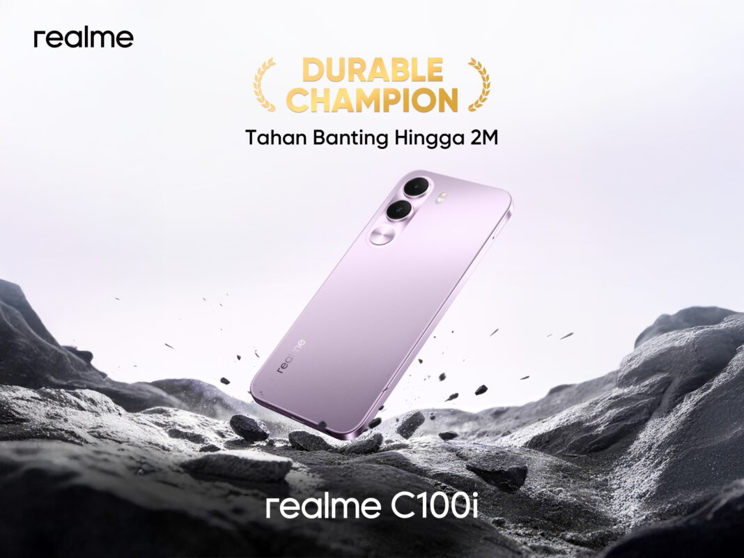 Realme C100i Perkuat Segmen Rp2 Jutaan dengan Baterai Jumbo