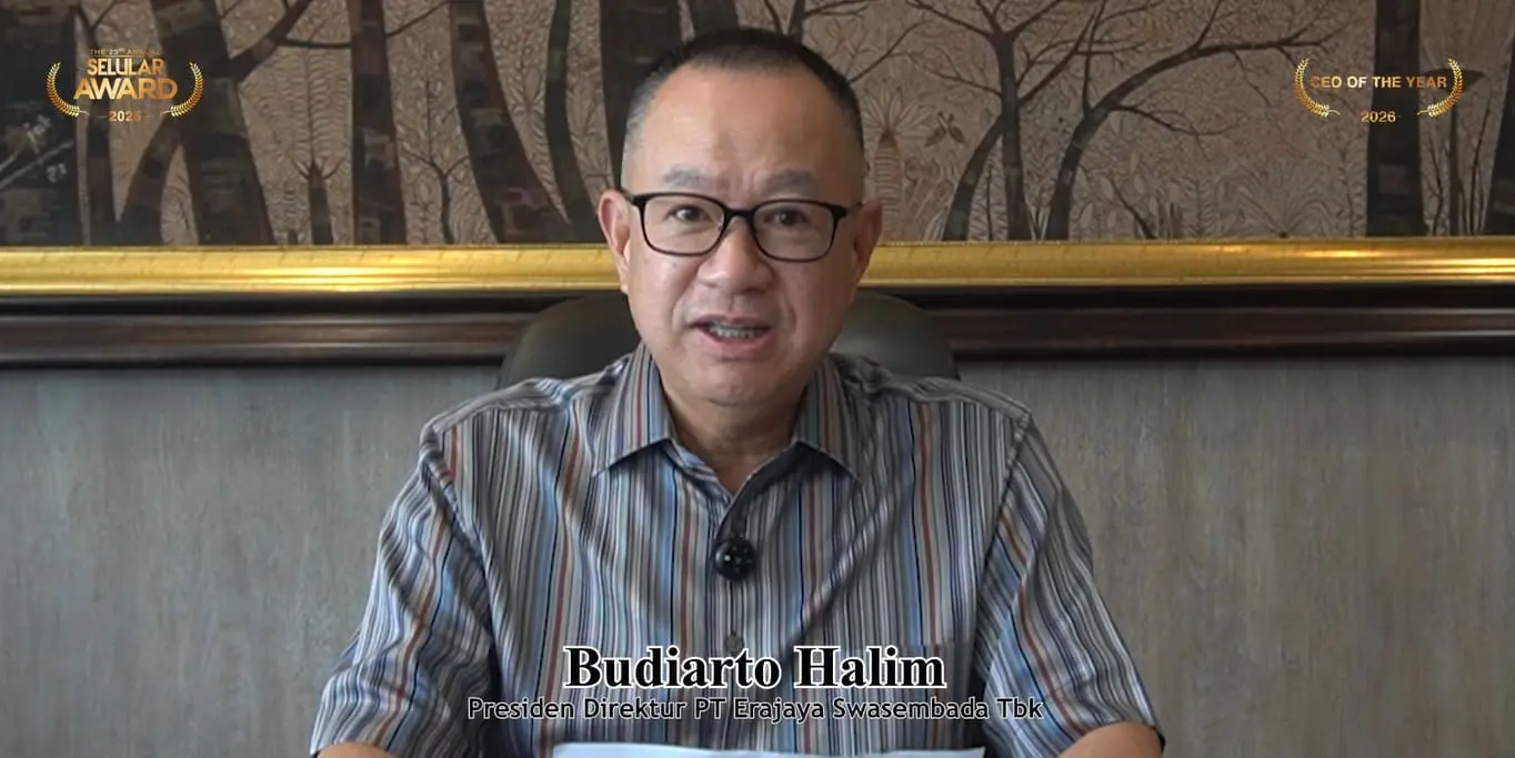 Sukses Transformasi Erajaya di Era Digital, Budiarto Halim Dianugerahi CEO of The Year di Ajang Selular Award 2026