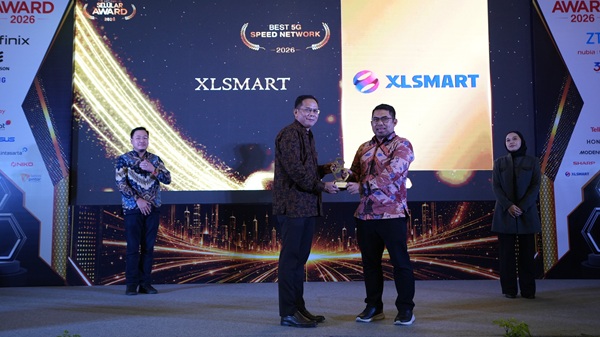 XLSmart Raih Trofi di Selular Award 2026 Berkat Kecepatan Internet 5G