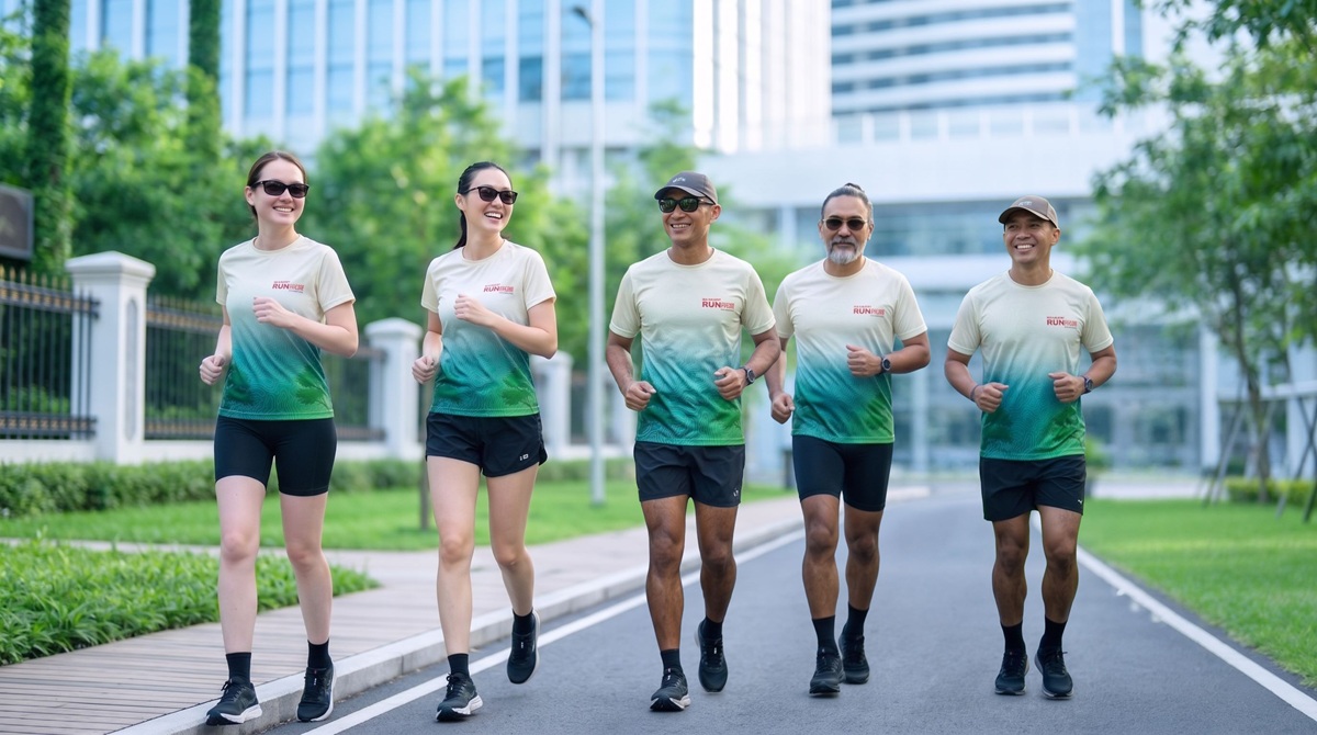 Sharp Indonesia Gelar Run for the Future dan Tanam 600 Pohon