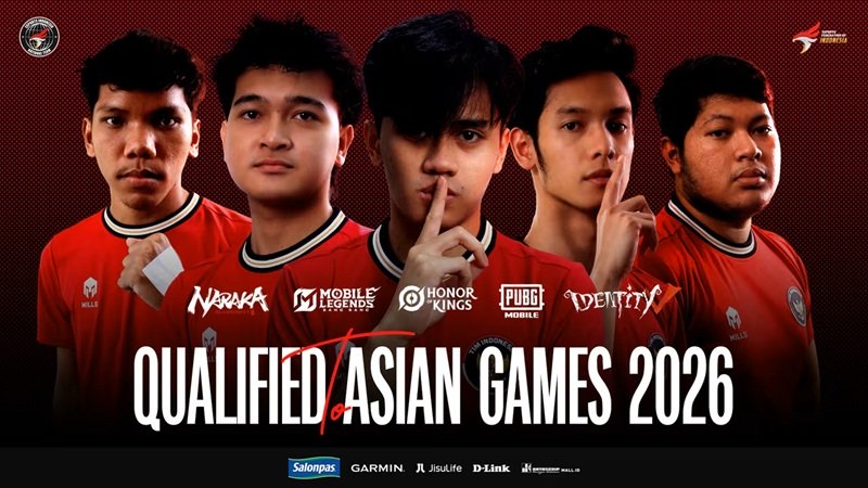 Timnas Esports Indonesia Lolos ke Semua Cabang Asian Games 2026