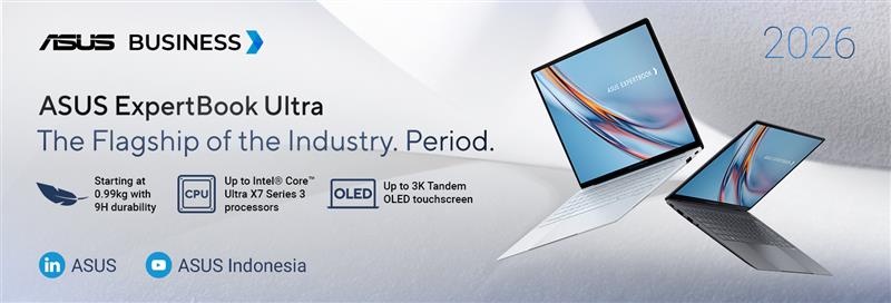 Laptop Bisnis Asus ExpertBook PM5 G2 Berbasis AMD Ryzen AI Dijual Rp19 Jutaan