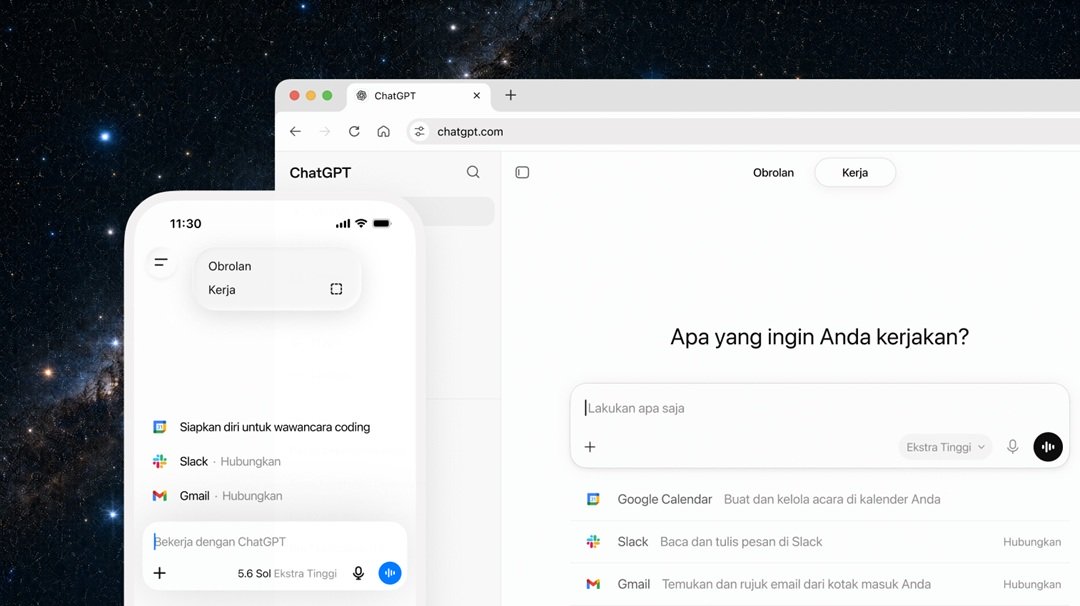 Pengguna Bisa Gunakan ChatGPT Work untuk Tugas Kompleks