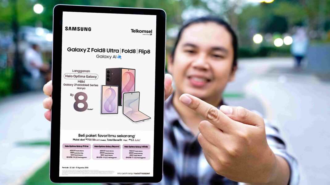 Telkomsel Gandeng Samsung Rilis Paket Ekstrem, Foldable 8 Cuma Rp8