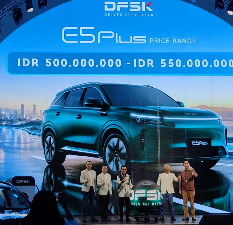 DFSK E5 Plus Kantongi 1.100 Pre-Booking Sebelum Resmi Meluncur di Indonesia