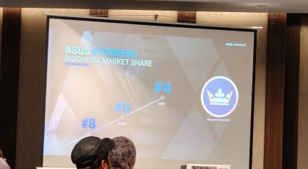 Asus Kejar Posisi Puncak Pasar Laptop Bisnis RI Usai Tumbuh 117 Persen