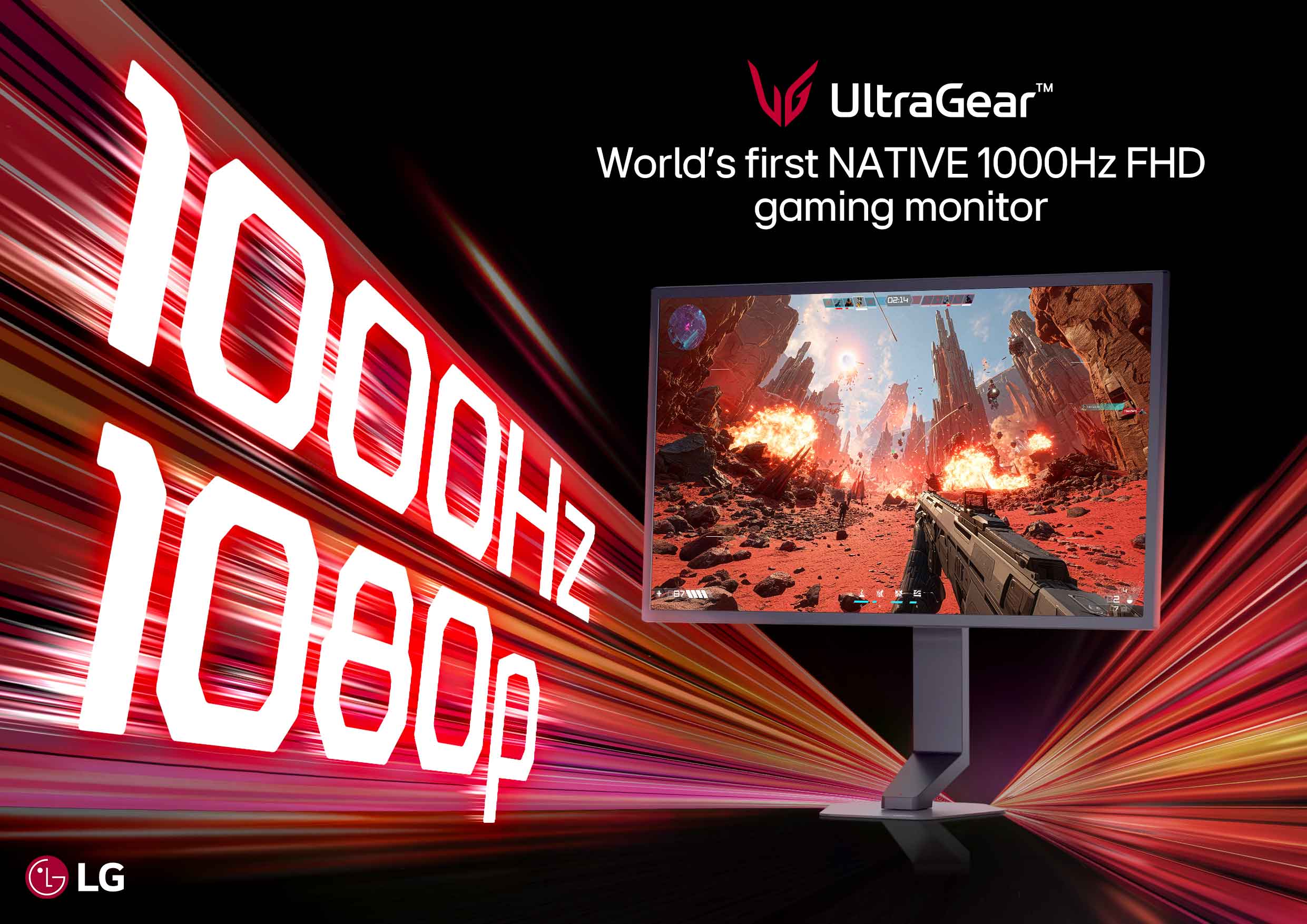 Monitor Gaming LG UltraGear Terbaru Bawa Refresh Rate Native 1000Hz ke Indonesia