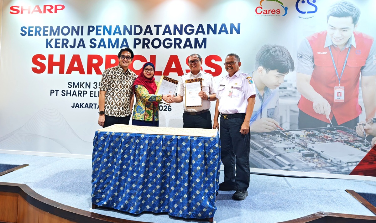 Sharp Class Diperluas untuk Pendidikan Vokasi di Indonesia