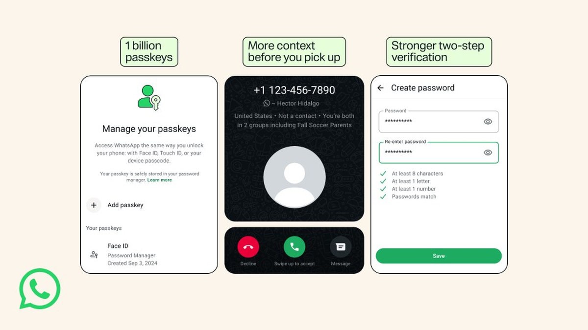 WhatsApp Perkuat Verifikasi Dua Langkah dan Informasi Panggilan