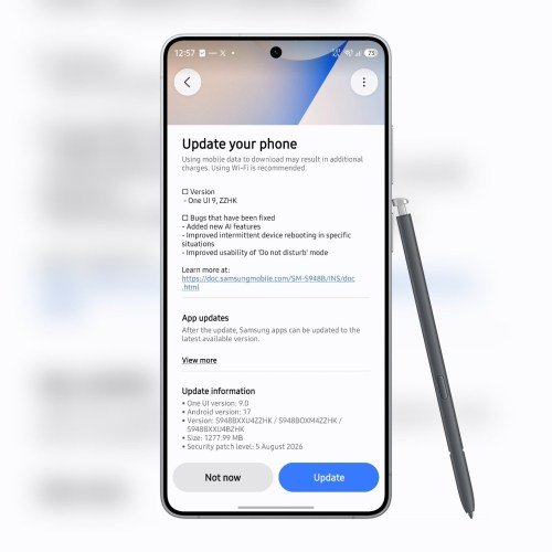 Samsung Gulirkan One UI 9 Beta 7 untuk Galaxy S26