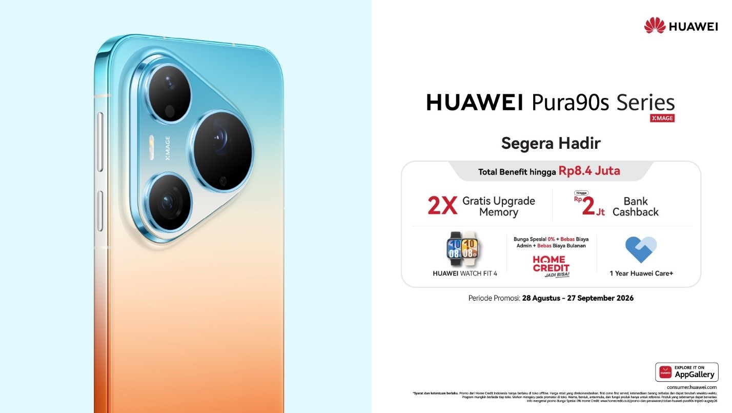 Segera Hadir HUAWEI Pura 90s Series 5G: 200MP Telefoto, AI, dan Warna yang Dimaksimalkan hingga Absolute MAX