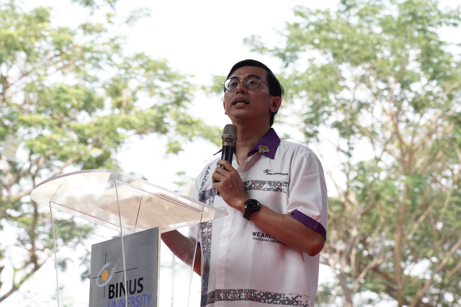 Direktur Kampus BINUS @Bekasi, Prof. Gatot Soepriyanto, S.E., Ak., M.Buss (Acc)., Ph.D., CA, CFE,