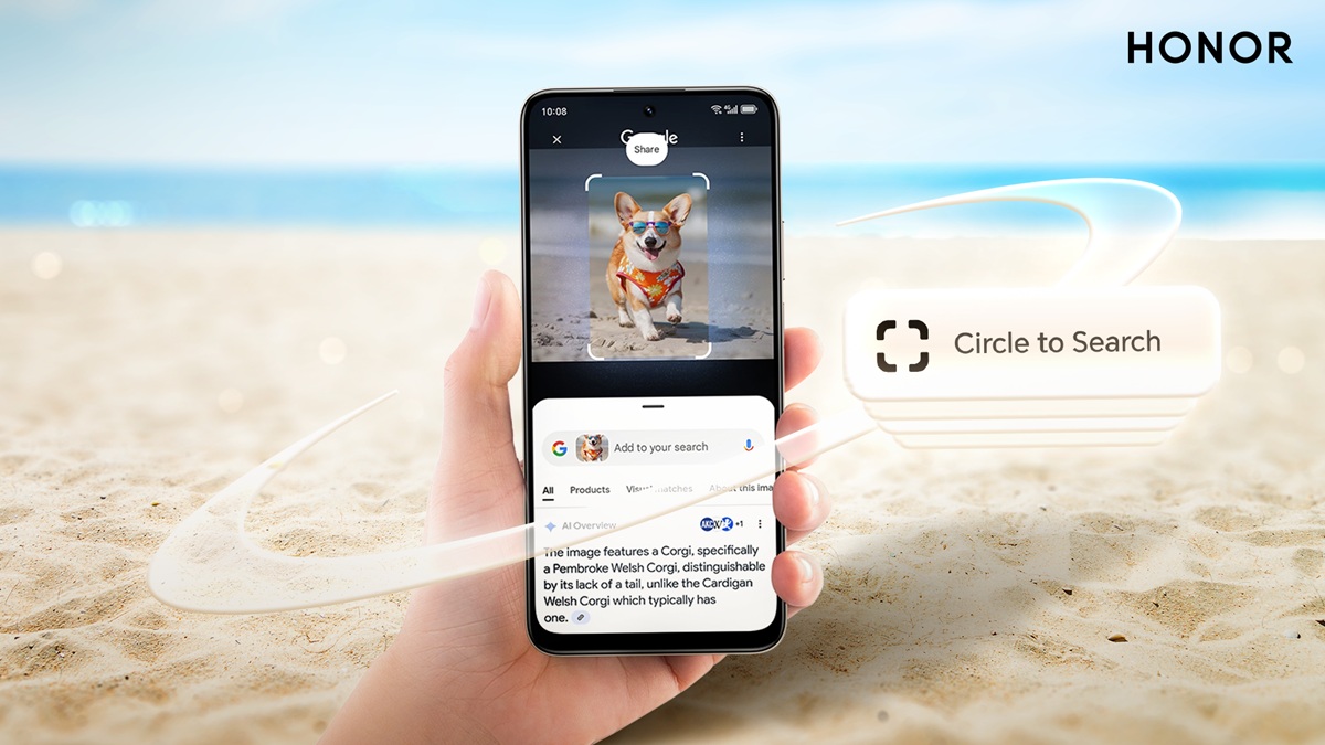 Honor X7d Kini Bisa Circle to Search untuk Pencarian Instan