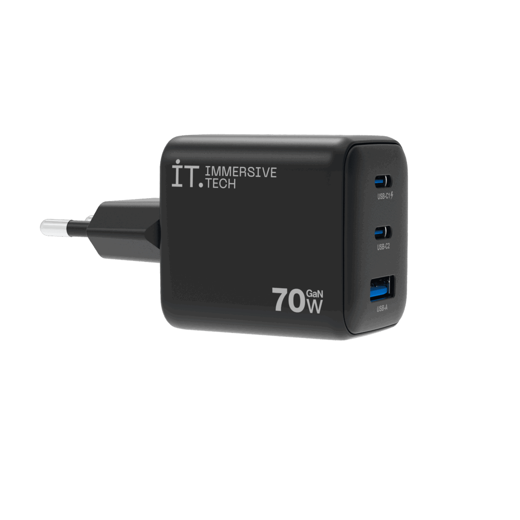 Rekomendasi Cas Laptop dan HP IT MaxGaN Charger 70W Rp499 Ribuan